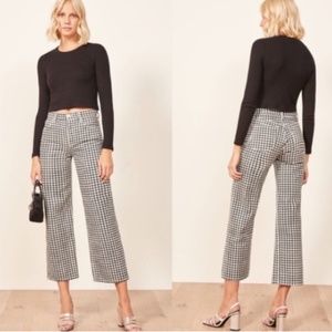 New Reformation Fawcett Cropped Jeans In Mia